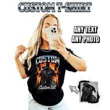 Load image into Gallery viewer, Custom Flame Unisex T-Shirt