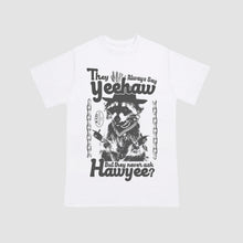 Load image into Gallery viewer, Cowboy Raccoon Unisex T-shirt