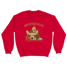 Load image into Gallery viewer, Reindeer King Unisex Xmas Sweater