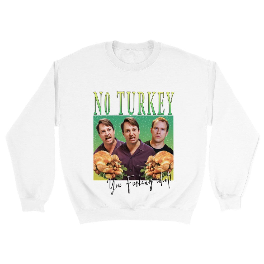 No Turkey peep show Christmas Unisex Sweater