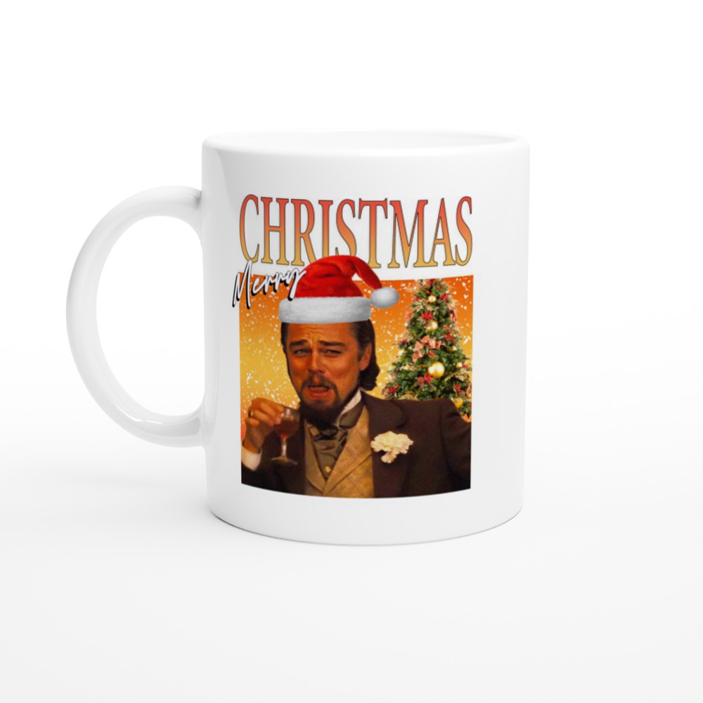 Leonardo Dicaprio Christmas mug