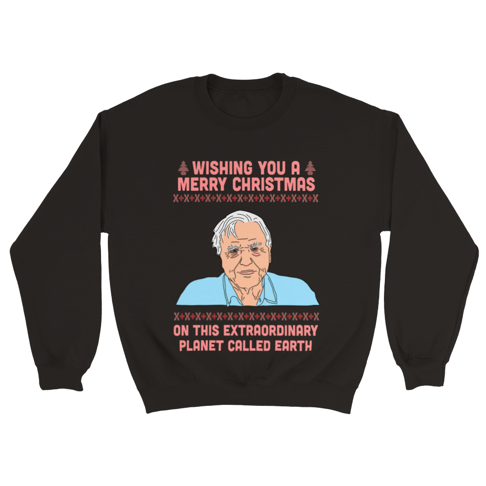 David Attenborough Christmas Sweater